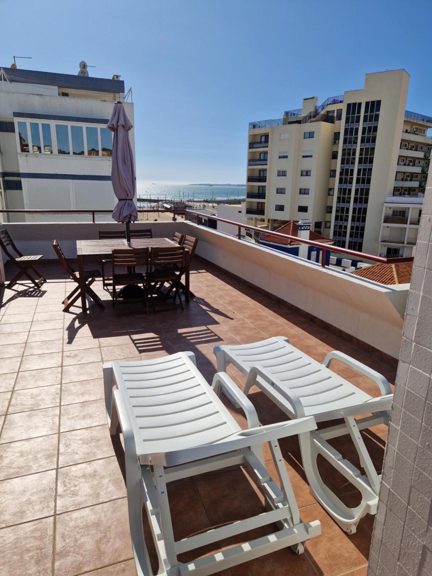 Amazing Terrace Costa Da Caparica Apartment Bagian luar foto