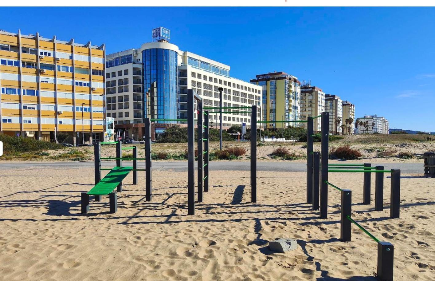 Amazing Terrace Costa Da Caparica Apartment Bagian luar foto